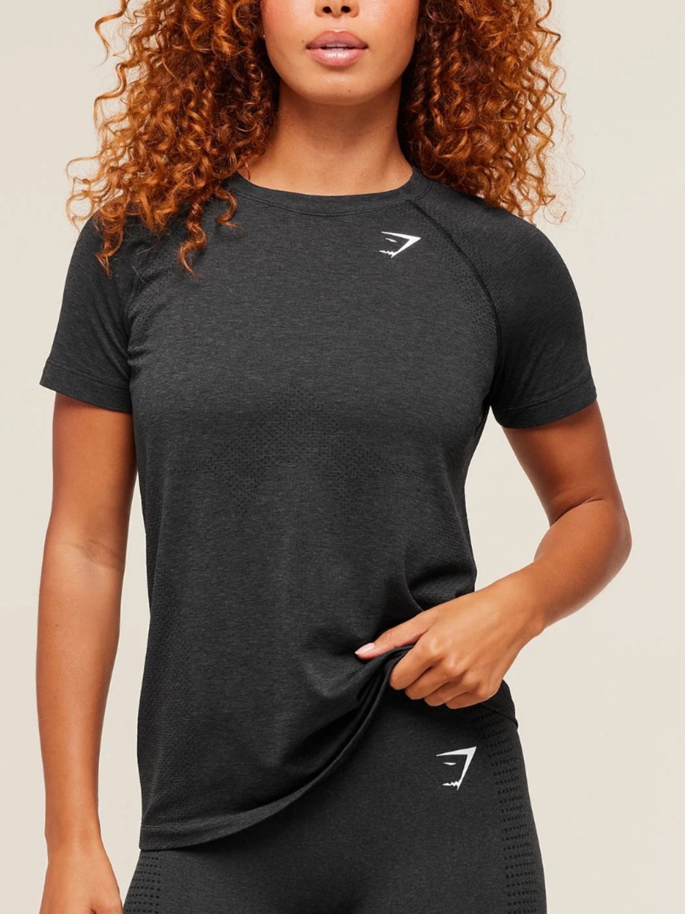 Gymshark Black Short Sleeve Performance Tee